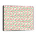 Spiral Geometry Pattern Canvas 14  x 11  (Stretched) View1