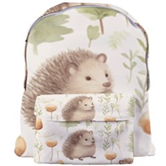 Hedgehog Mushroom Giant Full Print Backpack by Ndabl3x
