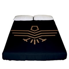 Eagle Bird Fitted Sheet (california King Size) by Cendanart