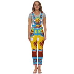 Vaccination Summer Women s Pinafore Overalls Jumpsuit by Cendanart