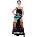Monster Yeti Social Distance Monkey Empire Waist Velour Maxi Dress View1