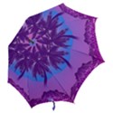 Palm Tree Vaporwave Synthwave Retro Style Hook Handle Umbrellas (Small) View2