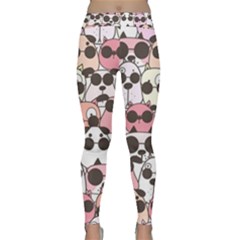Cute Dog Seamless Pattern Background Classic Yoga Leggings by Grandong