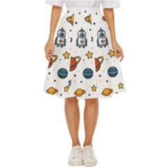 Set Cartoon Symbol Pattern Classic Short Skirt by Bedest