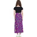 Background Doodles Math Kids  Flared Maxi Skirt View2
