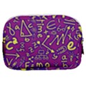 Background Doodles Math Make Up Pouch (Small) View2