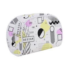 Graphic Design Geometric Background Make Up Case (small) by Bedest