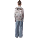 Cute Cats Seamless Pattern Kids  Long Sleeve Shirt View2