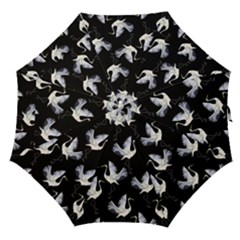 Crane Pattern Bird Animal Straight Umbrellas by Bedest