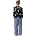 Crane Pattern Bird Animal Kids  Peter Pan Collar Blouse View2