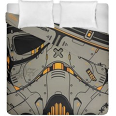 Stormtrooper Duvet Cover Double Side (king Size) by Cendanart