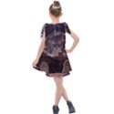 In The Cosmos Moon Sci-fi Space Sky Kids  Tie Up Tunic Dress View2