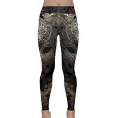 Mask Tribal Classic Yoga Leggings by Ndabl3x