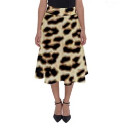 Leopard Print Perfect Length Midi Skirt by TShirt44