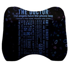 Doctor Who Tardis Velour Head Support Cushion by Cendanart