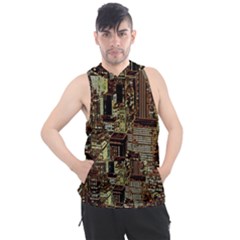 Photo New York City Skyscrapers Men s Sleeveless Hoodie by Cendanart