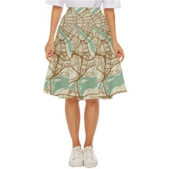 Mapart Dubai Map Classic Short Skirt by Proyonanggan