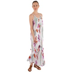 Flawer Cami Maxi Ruffle Chiffon Dress by saad11