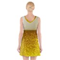 Light Beer Texture Foam Drink In A Glass V-Neck Sleeveless Dress View2