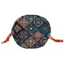 Flower Texture Background Colorful Pattern Drawstring Bucket Bag View3
