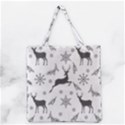 Gray-christmas-element-background-f4f0c9d44b5bbf0cb59e1f7f8d159344 Grocery Tote Bag View1