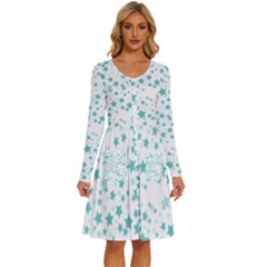 Cartoon-stars-pictures-basemap-ae0c014bb4b03de3e34b4954f53b07a1 Long Sleeve Dress With Pocket by saad11
