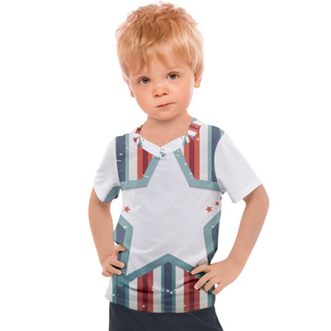 Star-decorative-embellishment-6aa070a89baeccaaaca156bbe13c325f Kids  Sports T-shirt by saad11