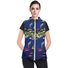 Koi Fish Carp Women s Puffer Vest by Cemarart