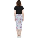 Pusheen Cat Cute Inside Out Lightweight Velour Capri Leggings  View2