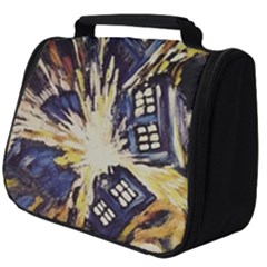 Tardis Doctor Who Pattern Full Print Travel Pouch (big) by Cemarart