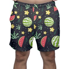 Watermelon Doodle Pattern Men s Shorts by Cemarart