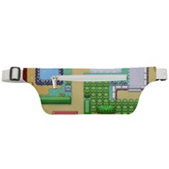 Pixel Map Game Active Waist Bag by Cemarart