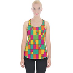 Abstract-background Piece Up Tank Top by nateshop