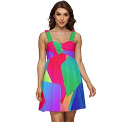 Colors, Color Ruffle Strap Babydoll Chiffon Dress by nateshop