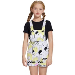 Graphic Design Geometric Background Kids  Short Overalls by Grandong
