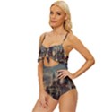 Braunschweig City Lower Saxony Knot Front One-Piece Swimsuit View2