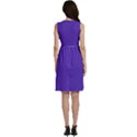 Ultra Violet Purple Sleeveless Dress With Pocket View4
