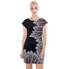 Astrology Surreal Surrealism Trippy Visual Art Cap Sleeve Bodycon Dress by Bedest