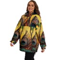 City Lights Sky Landmark Painting Women s Ski and Snowboard Jacket View3