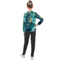 Lion King Of The Jungle Nature Kids  Long Mesh T-Shirt View2