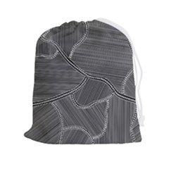 Authentic Aboriginal Art - Farm Lands 4 Drawstring Pouch (2xl) by hogartharts