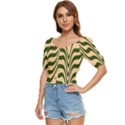 Swirl Pattern Abstract Marble Button up blouse View2