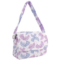Boho Bohemian Flower Beige Brown Courier Bag by Cemarart