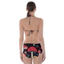 Mushrooms Psychedelic Cut-Out One Piece Swimsuit View2