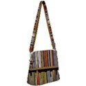 Book Nook Books Bookshelves Comfortable Cozy Literature Library Study Reading Reader Reading Nook Ro Zipper Messenger Bag View1