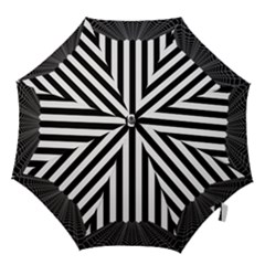Stripes Geometric Pattern Digital Art Art Abstract Abstract Art Hook Handle Umbrellas (small) by Proyonanggan