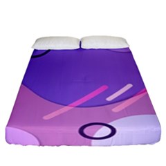 Colorful Labstract Wallpaper Theme Fitted Sheet (california King Size) by Apen