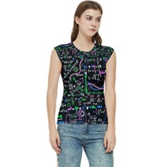 Math Linear Mathematics Education Circle Background Women s Raglan Cap Sleeve T-shirt by Apen