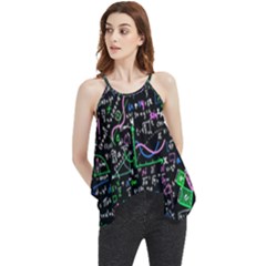 Math Linear Mathematics Education Circle Background Flowy Camisole Tank Top by Apen