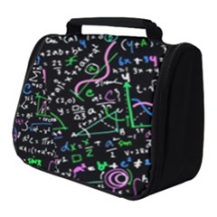 Math Linear Mathematics Education Circle Background Full Print Travel Pouch (small) by Apen